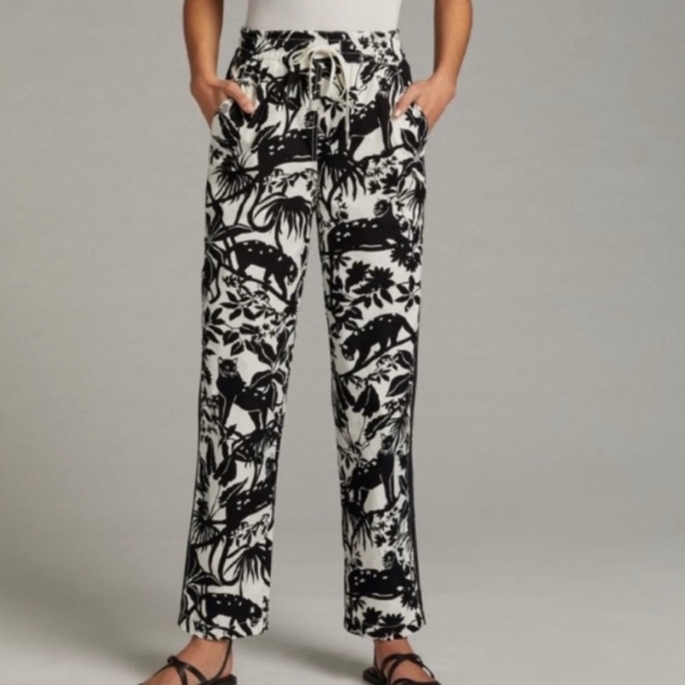 ANTHROPOLOGIE TENLEY CAT TRACK PANTS